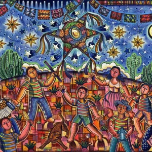 Serie Paisajes mexicanos: "Yo quiero romper la piñata"