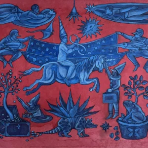 El mago creador – Pintura de Leonel Villegas & Inocencio Villegas