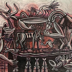 Puesta de sol – Pintura de Ixrael Montes