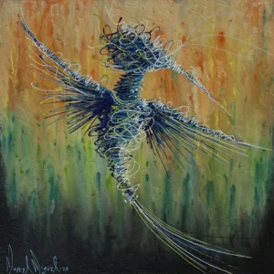 Colibrí – Pintura de Manuel Miguel