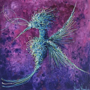 Colibrí – Pintura de Manuel Miguel