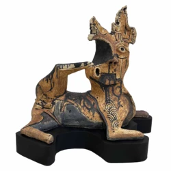 Cerámica de alta temperatura | 66 x 73 x 40 cm | 2022 Perrocuche 2