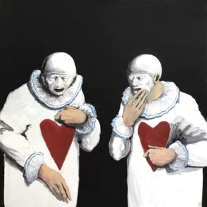Corazones rojos