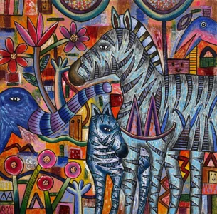 La mamá zebra