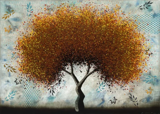 Viento y hojas