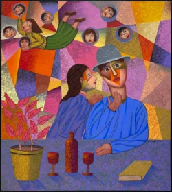 El vino fue rojo y abril para siempre