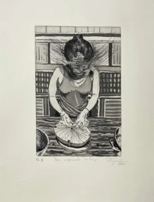 Niña preparando su tiempo