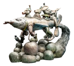 Paseo en avión con amigos