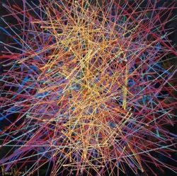 Del proyecto pictórico "El origen del orden lineal"