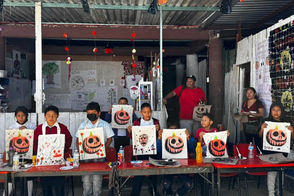 Taller stencil Mocka Eka Jiva